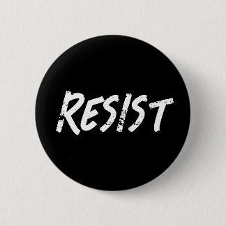Badge Rond 5 Cm Résister | Manifestation anti-Trump