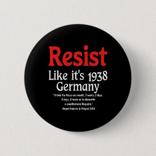 Badge Rond 5 Cm Résistez à l'amour de 1938 Allemagne 18