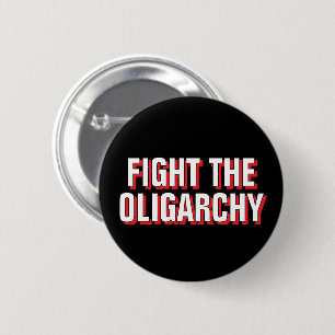 Badge Rond 5 Cm Résistez au président Trump - Luttez contre l'olig