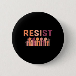 Badge Rond 5 Cm Résistez D'Abord À Faire Partie De La Résistance A