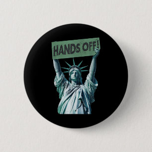 Badge Rond 5 Cm Résistez Et Manifestez Chemise Mains De Statue De