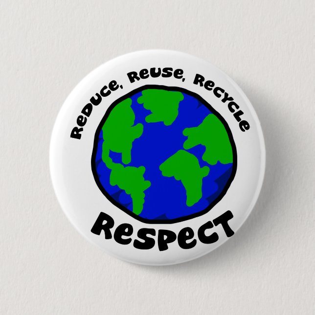 Badge Rond 5 Cm Respect (Devant)