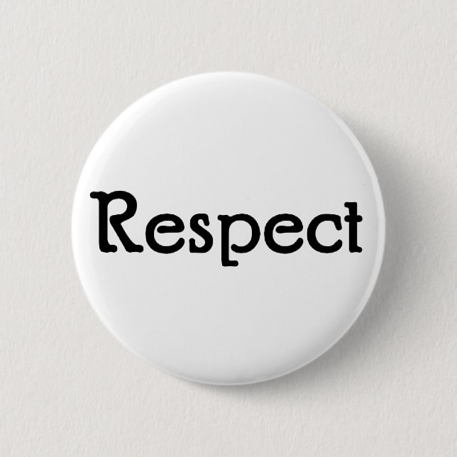 Badge Rond 5 Cm Respect (Devant)