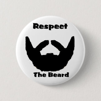 Badge Rond 5 Cm respectez la barbe