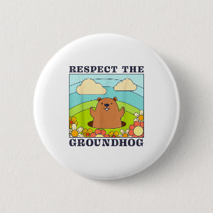 Badge Rond 5 Cm Respectez les hommes et les femmes du jour de la m