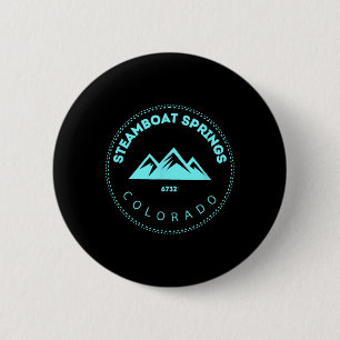Badge Rond 5 Cm Ressorts De Bateau À Vapeur Colorado Hauteur Co Mo