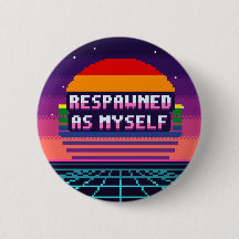 Ressuscité En Moi-même Fierté Bouton Pixel