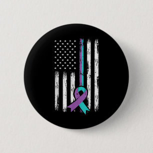 Badge Rond 5 Cm Restez Au Courant De La Prévention Du Suicide