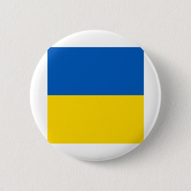 BADGE ROND 5 CM RESTEZ AVEC L'UKRAINE ! (Devant)