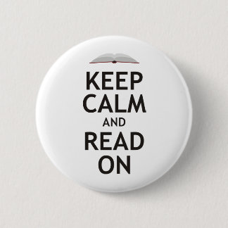 Badge Rond 5 Cm Restez calme et lisez sur