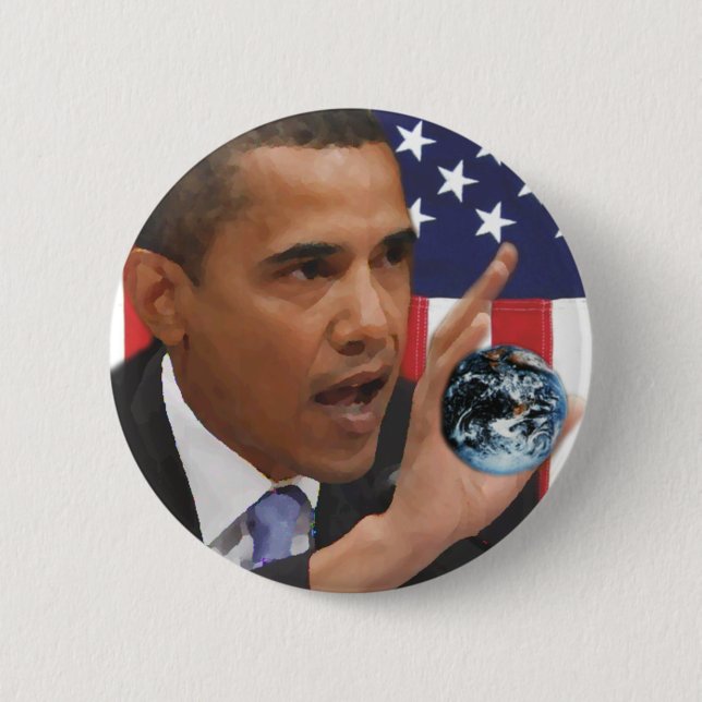 Badge Rond 5 Cm Restez concentré (Devant)