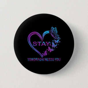 Badge Rond 5 Cm Restez Demain Besoin de vous Sensibilisation à la