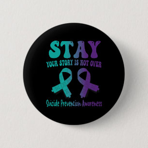 Badge Rond 5 Cm Restez Votre Histoire N'Est Pas Sur La Prévention 