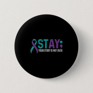 Badge Rond 5 Cm Restez Votre Histoire N'Est Pas Sur La Prévention