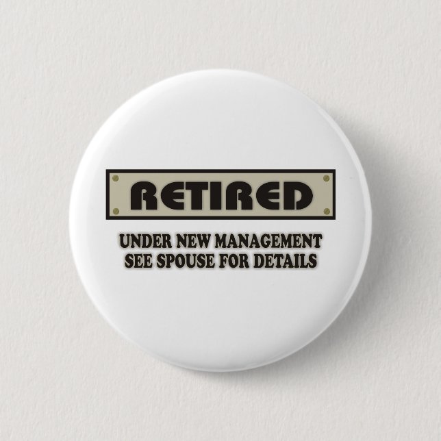 Badge Rond 5 Cm RETIRÉ. Sous la nouvelle gestion (Devant)