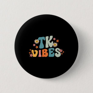 Badge Rond 5 Cm Retour à l'école Groovy Tk Vibes Étudiant Enseigna