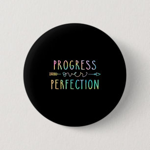Badge Rond 5 Cm Retour À L'École Progrès Sur La Motivation De La P