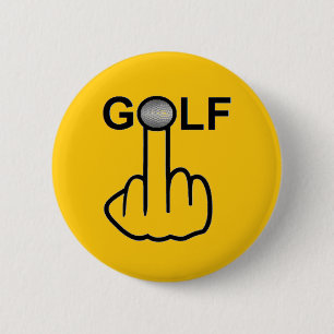 Badge Rond 5 Cm Retournement de golf Button