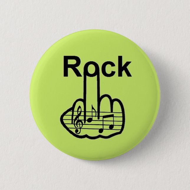 Badge Rond 5 Cm Retournement de roche du bouton (Devant)