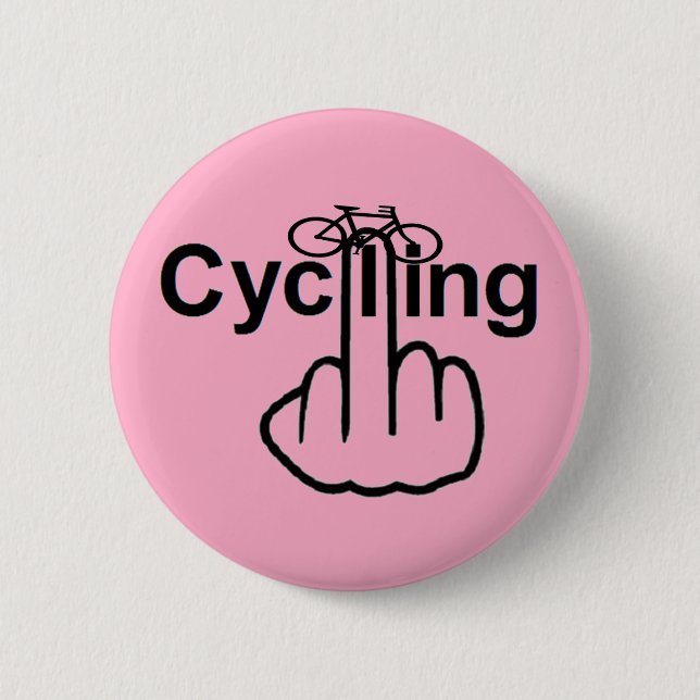 Badge Rond 5 Cm Retourner cyclable bouton (Devant)