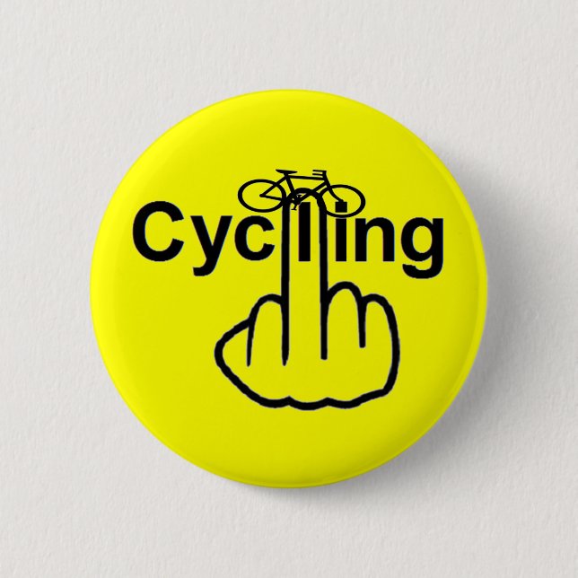 Badge Rond 5 Cm Retourner cyclable bouton (Devant)