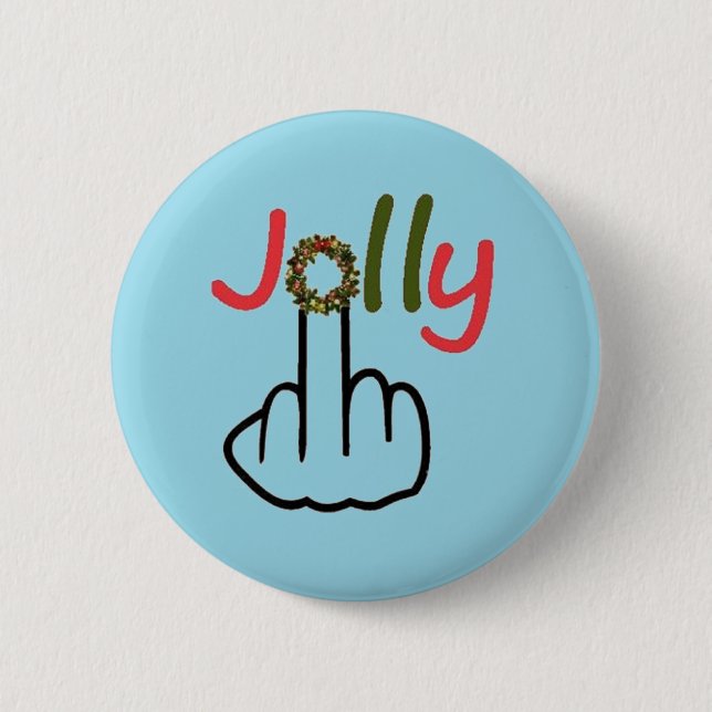 Badge Rond 5 Cm Retourner Jolly Button (Devant)