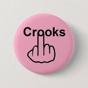 Badge Rond 5 Cm Retourner les crochets de bouton