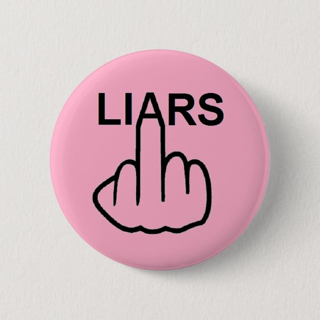 Badge Rond 5 Cm Retourner les menteurs de bouton (Devant)