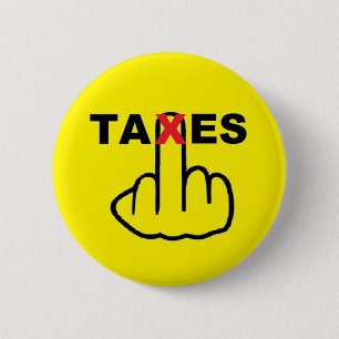 Badge Rond 5 Cm Retourner les taxes sur les boutons