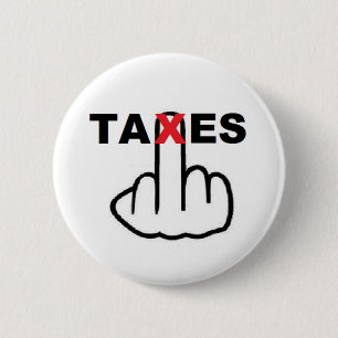 Badge Rond 5 Cm Retourner les taxes sur les boutons
