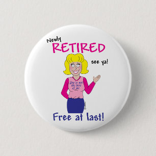 Badge Rond 5 Cm Retraite