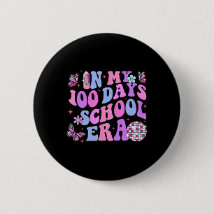 Badge Rond 5 Cm Rétro 100ème Jour De L'École Enseignant Enfant 100