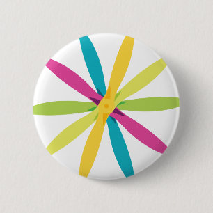 Badge Rond 5 Cm Rétro appui vertical vintage Desig d'avion de