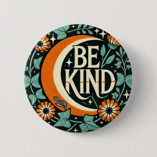 Badge Rond 5 Cm Retro Be Kind