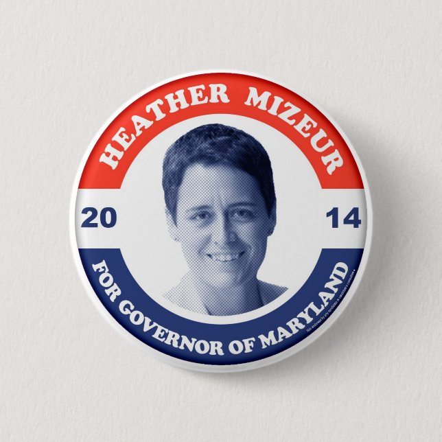 Badge Rond 5 Cm Rétro bouton de Heather Mizeur (Devant)