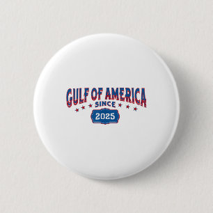 Badge Rond 5 Cm Rétro golfe des États-Unis d'Amérique depuis 2025 