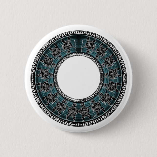 Badge Rond 5 Cm Rétro Greek (Devant)