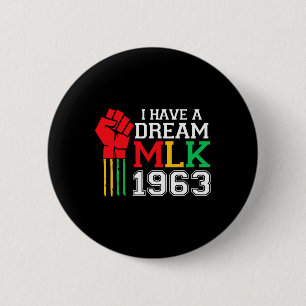 Badge Rond 5 Cm Rétro J'ai un rêve Mlk Day Martin Luther King Da