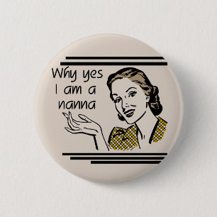 Badge Rond 5 Cm Rétro T-shirts et cadeaux de Nanna