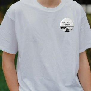 Badge Rond 5 Cm Retrouvailles famille Silhuoette pique-nique avec 