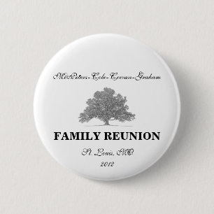 BADGE ROND 5 CM RÉUNION DE FAMILLE
