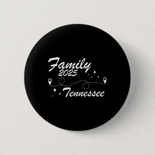Badge Rond 5 Cm Réunion familiale Tennessee Road Trip 2025 Summer