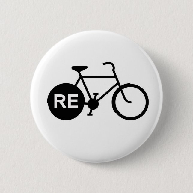 Badge Rond 5 Cm Réutilisez (Devant)