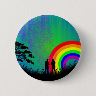 Badge Rond 5 Cm Rêve de minuit d'été