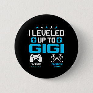 Badge Rond 5 Cm Révélation De Sexe Je Me Suis Rendu Jusqu'À Gigi V