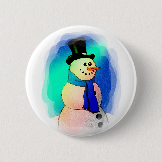 Badge Rond 5 Cm Rêves givrés (Devant)
