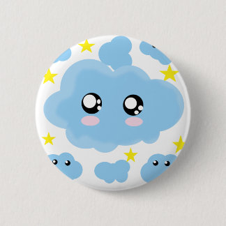 Badge Rond 5 Cm Rêves nuageux