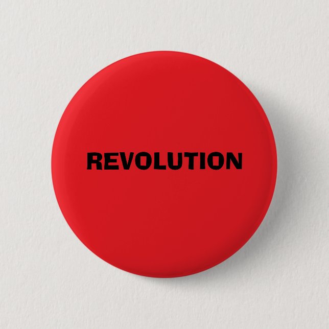 Badge Rond 5 Cm Révolution (Devant)