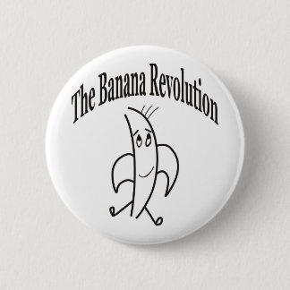 BADGE ROND 5 CM RÉVOLUTION DE BANANE