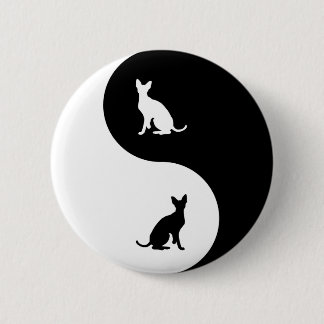 Badge Rond 5 Cm Rex cornouaillais Yin Yang